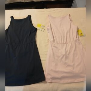 2 Womens High Neck Active Wear Dresses - Size Small - All In Motion - NWT